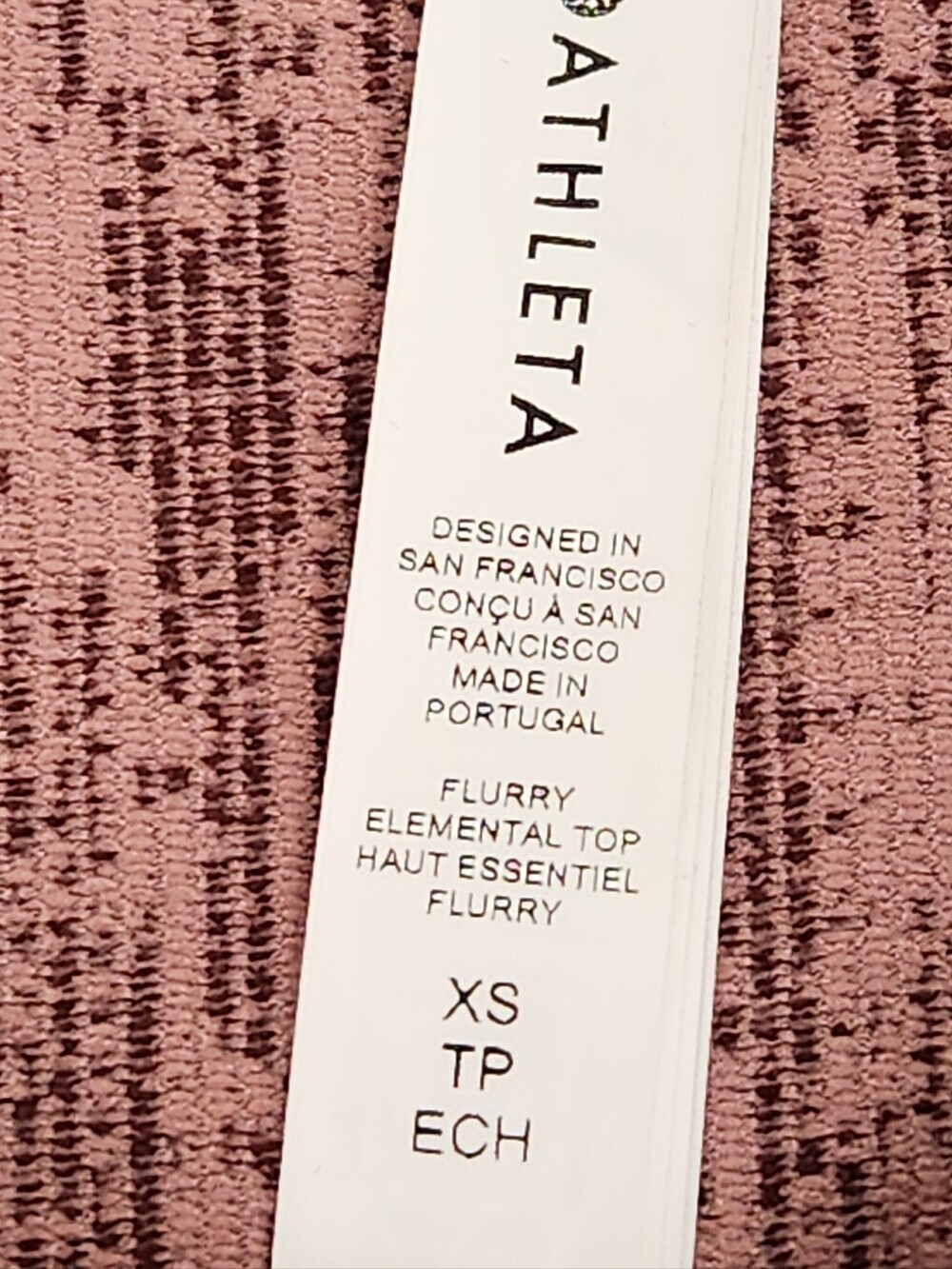 Athleta Flurry Elemental Top Athletic Long Sleeve. XS - Picture 6 of 7